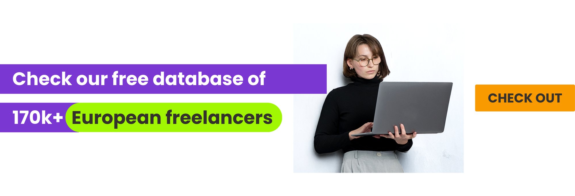 Check our free database of 170k+ European freelancers. Check out!